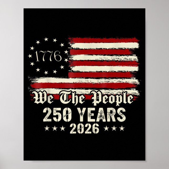 Affiche 250e anniversaire d'Amérique 250 ans Le peuple Ann (Devant)