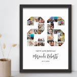 Affiche 26e anniversaire Numéro 26 Photo personnalisée Col<br><div class="desc">Célébrez le 26ème anniversaire avec cette affiche personnalisée de collage photo numéro 26. Ce cadeau personnalisable est également parfait pour un anniversaire mariage. C'est une excellente façon de présenter des souvenirs précieux de votre vie de mariage et de marié. L'affiche comporte un collage de photos qui capturent ces moments spéciaux,...</div>