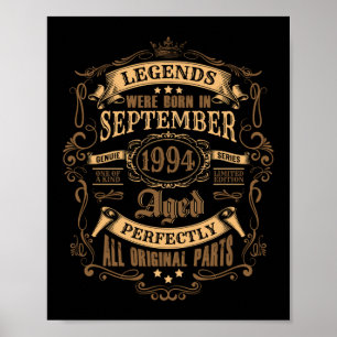 Affiche 27 ans Anniversaire Légende Juillet 1994 27e