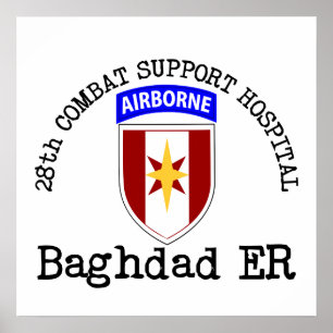 Affiche 28ème CSH Bagdad ER