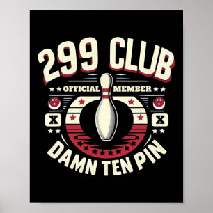 Affiche 299 Club Membre Officiel Adulte Humor Funny Ten Pi
