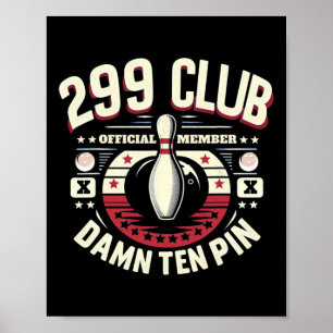 Affiche 299 Club Membre Officiel Adulte Humor Funny Ten Pi