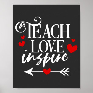 Affiche 2/2 Enseigner l'amour Inspirer Chemise maternelle
