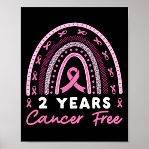Affiche 2 ans Cancer du sein Sans Survivant Femmes