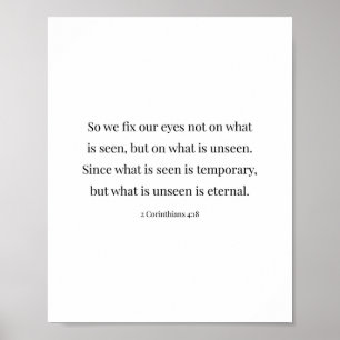 Affiche 2 Corinthiens 4:18