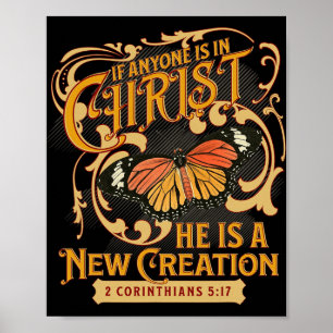 Affiche 2 Corinthiens 5 17 Si quelqu'un est en Christ Nouv