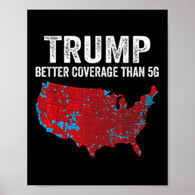 Affiche 2 Côté Trump Meilleure Couverture Que 5g Pouvez-Vo (Devant)