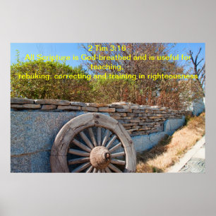 Affiche 2 Tim 3:16 : Toutes les Écritures sont inspirées p