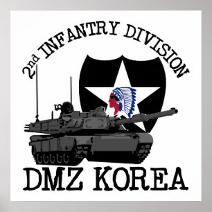 Affiche 2e ID DMZ Korea Vet