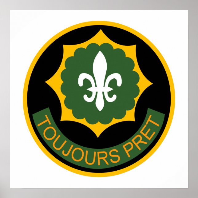 Affiche 2e patchs d'épaule ACR (Devant)