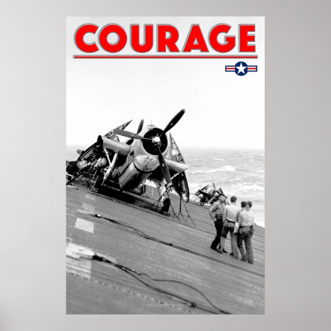 Affiche 2ÈME GUERRE MONDIALE COURAGE - TBF Avenger (Devant)
