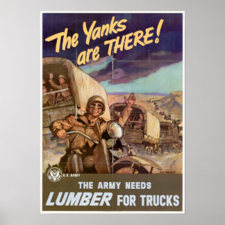 Affiche 2ÈME GUERRE MONDIALE Les Yanks sont là !