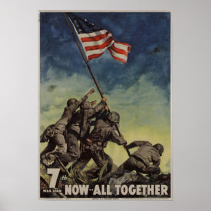 Affiche 2ÈME GUERRE MONDIALE maintenant tous ensemble