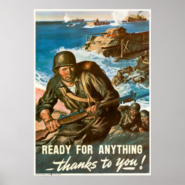 Affiche 2ÈME GUERRE MONDIALE prêts à tout (Devant)