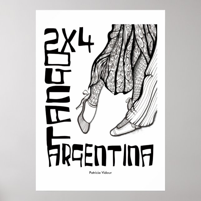 Affiche 2x4 Tango Argentine (Devant)