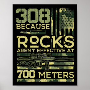 Affiche 308 Parce que les rochers ne sont pas une chasse e