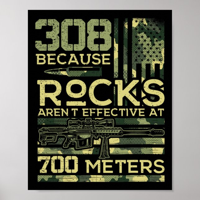 Affiche 308 Parce que les rochers ne sont pas une chasse e (Devant)