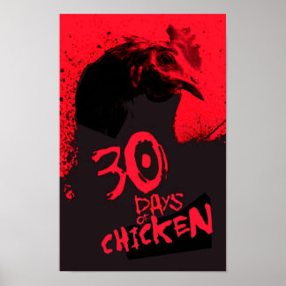 AFFICHE 30 JOURS DE POULET