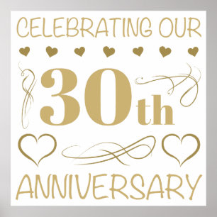 Affiche 30e anniversaire du Mariage