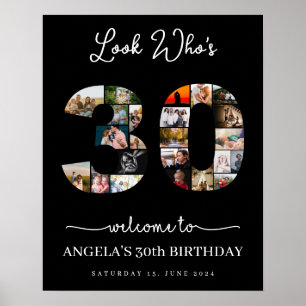 Affiche 30e anniversaire look qui a 30 ans photos