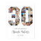 30e anniversaire Numéro 30 Photo personnalisée Col