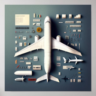 Affiche 320 Airplane Spread #1