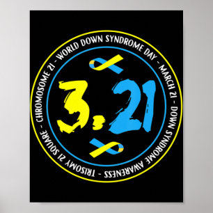 Affiche 321 Sensibilisation mondiale au syndrome de Down p
