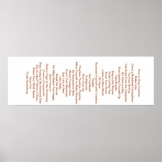 Affiche 33 Moyens De Rester Créatif