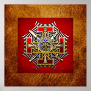 Affiche 33e degré : Grand inspecteur général souverain