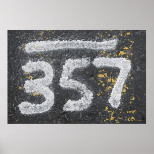 Affiche 357 Numéro de Maçon et Numéro d'Ange