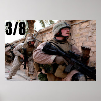Affiche 3/8 Marines en Irak