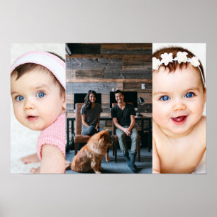 Affiche 3 Collage de photos personnalisé