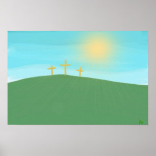 Affiche 3 Croix par jlp