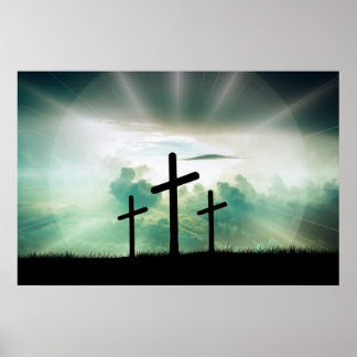 Affiche 3 Croix sur une colline Dépend de la Crucifixion