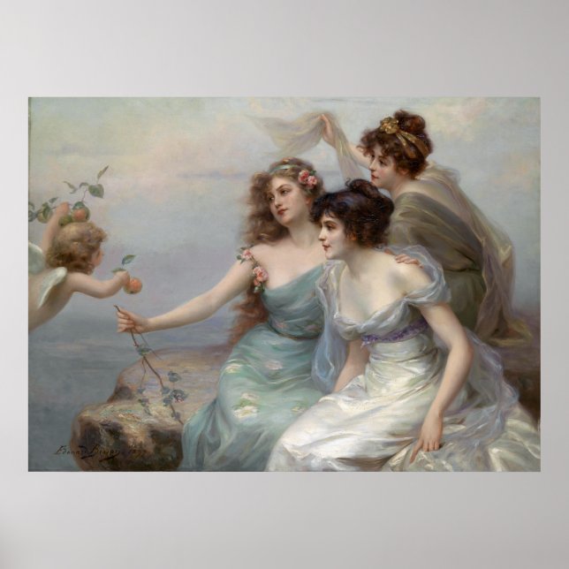 Affiche 3 Mesdames et Angel (Devant)