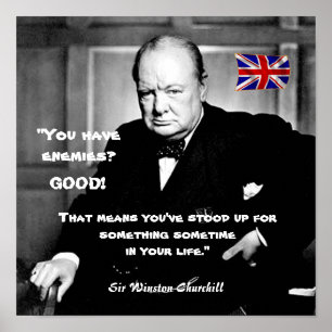 Affiche #3 - "sur avoir des ennemis "