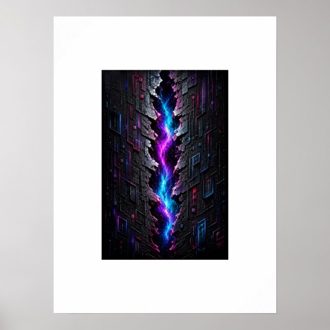 Affiche 3D Rift Dimensionnel (Devant)