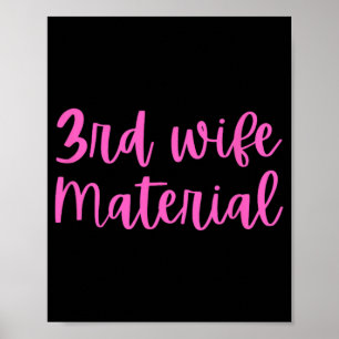Affiche 3ème épouse matérielle épouse être mariage de troi