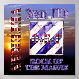 Affiche 3rd Infantry Division OEF Veteran