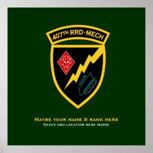 Affiche 407th RRD - SSI Mech