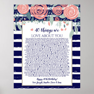 Affiche 40 choses que nous aimons chez vous navy raypes ro