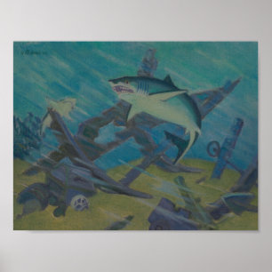 Affiche 40 Fathoms - Imaginaire sous-marin