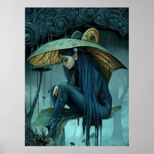 Affiche *~* 40 FD3 Enchantant Imaginaire nymphe esprit