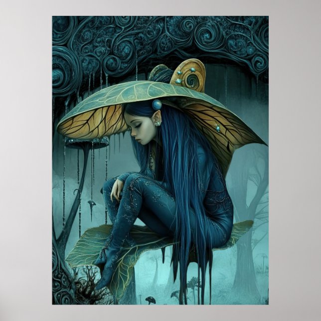Affiche *~* 40 FD3 Enchantant Imaginaire nymphe esprit (Devant)