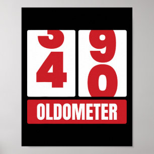 Affiche 40e 40 Anniversaire Drôle Cadeau Hommes Femmes Old