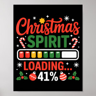 Affiche 41 Meme Esprit de Noël Chargement 41% Quatre Un Po