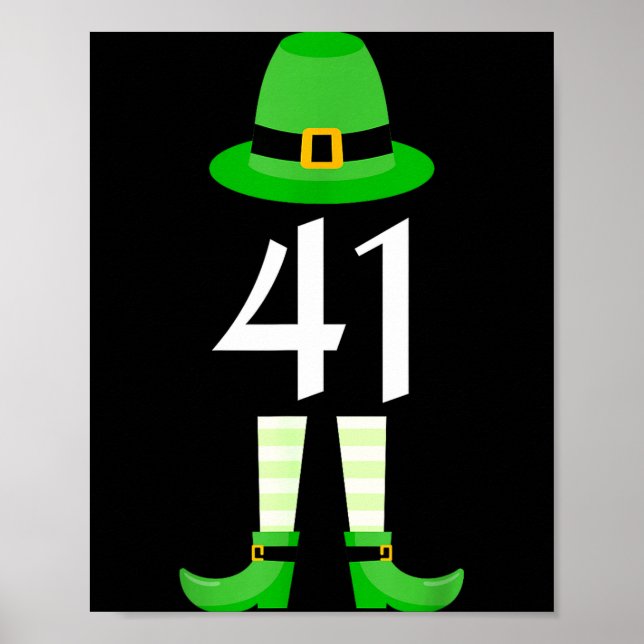 Affiche 41 Saint-Patrick Farceur Pour Enfants Leprechaun  (Devant)