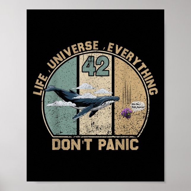 Affiche 42 Réponse à la vie l'univers et tout Ne (Devant)