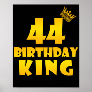 Affiche 44e anniversaire Cadeau pour 44 ans Anniversaire R