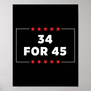 Affiche 45 Trump condamné
